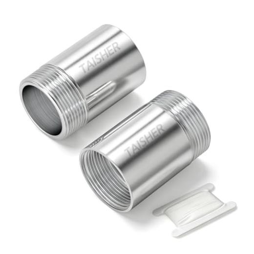 2PCS Stainless Steel Pipe Fittings, 3/4″ 3/4″ (M x F)NPT 2Pcs 2″ (50mm) Length