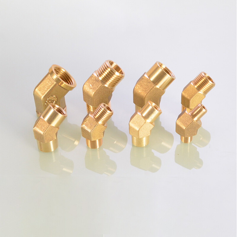1/8″ 1/4″ 3/8″ 1/2″ BSP Male/Female Thread Brass Pipe Connector 45 Degree Elbow
