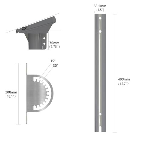 Starlink Standard Pivot Mount Gen 3 4/4X V4 Stainless Steel with Pipe Adapter