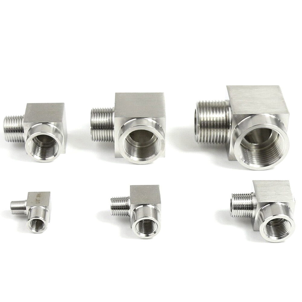 304 Stainless Steel Elbow Connector Pipe Fitting BSP Female Thread Male 1/8-1″