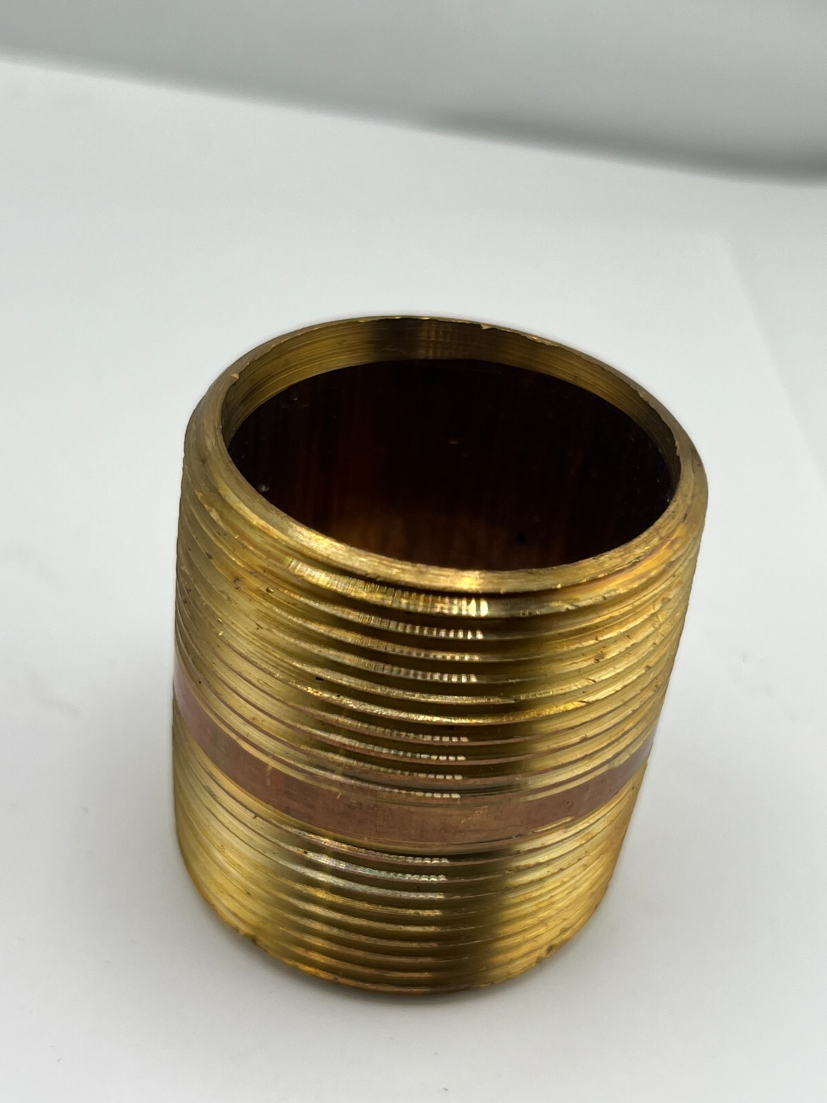GRAINGER APPROVED 467-020GR Nipple,Red Brass,1 1/2 x 2 In,Threaded 1VGZ1
