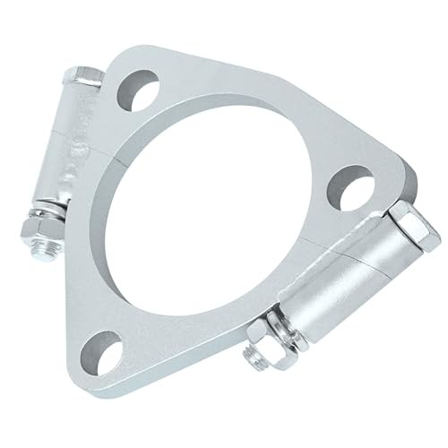 2.5 inch ID Triangle Exhaust Split Flange for 2.25 inch OD Flared Y Pipe, Pack
