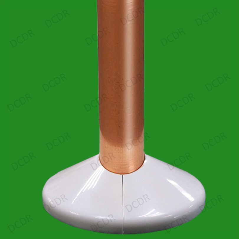 10x White Plastic Radiator Pipe Collars, For 15mm Pipes Easy Fit Flooring Covers