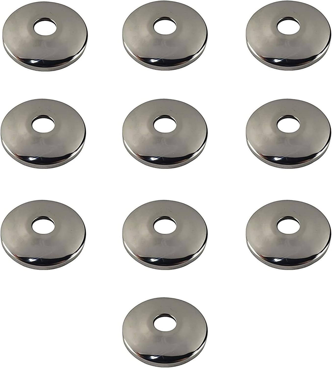 1/2″ Chrome Plated Steel Escutcheon Flange Cover with Sure Grip for 1/2″ Copper,