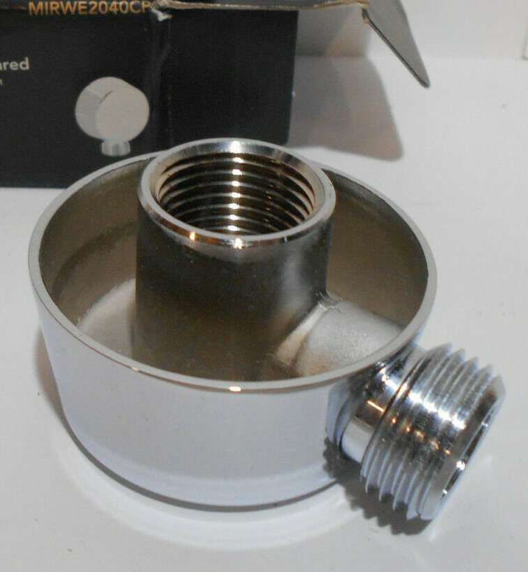 New Mirabelle MIRWE2040CP Polished Chrome 90-Degree Wall Supply Elbow 1/2 ” npt