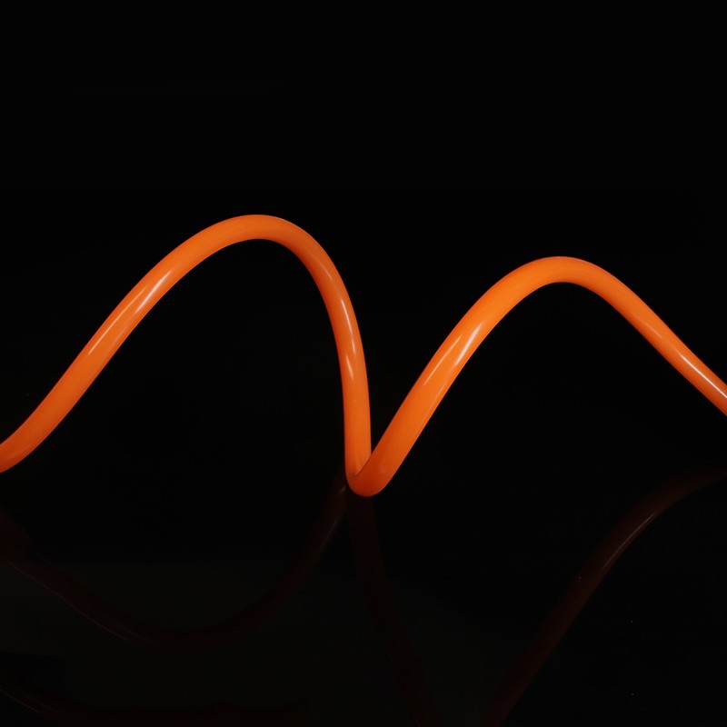 Reddish Orange Silicone Tube Food Grade Beer Milk Hose Pipe Soft Rubber 4-6mm
