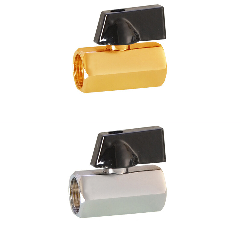 Mini Brass Ball Valve 1/8″ 1/4″ 3/8″ 1/2″ BSP Female/Male Thread Air Compressor