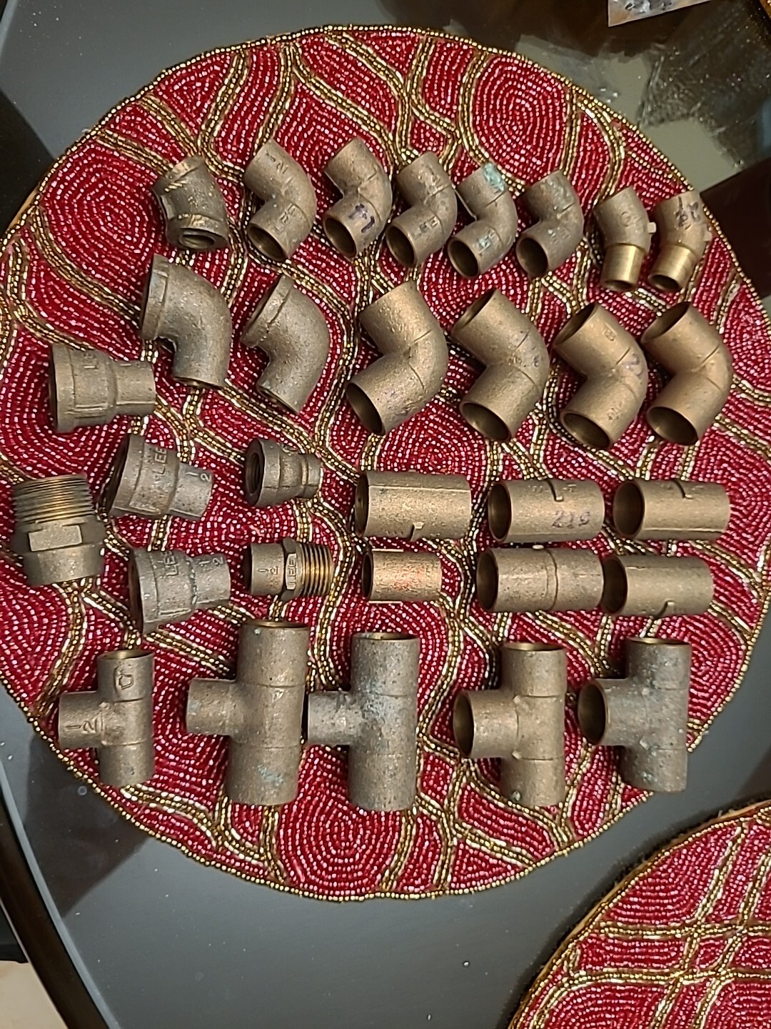 Brass Pipe Fittings…31 Assorted Size Pieces