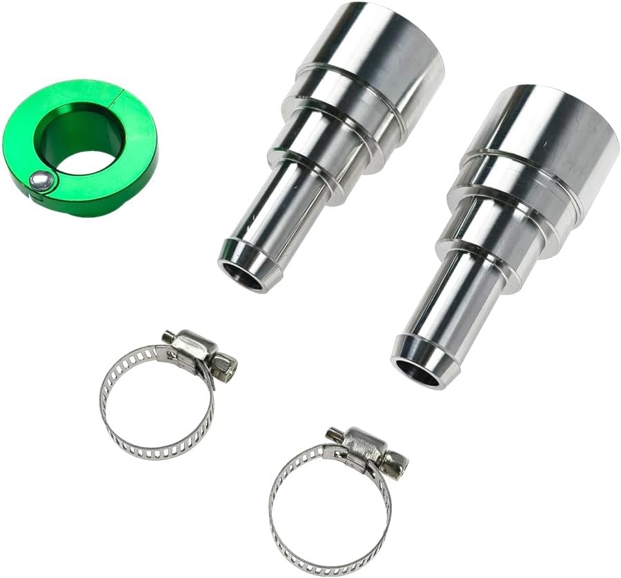 2pcs Heater Core Coolant Hose Connector Fits Chevrolet Silverado GMC 800409HP