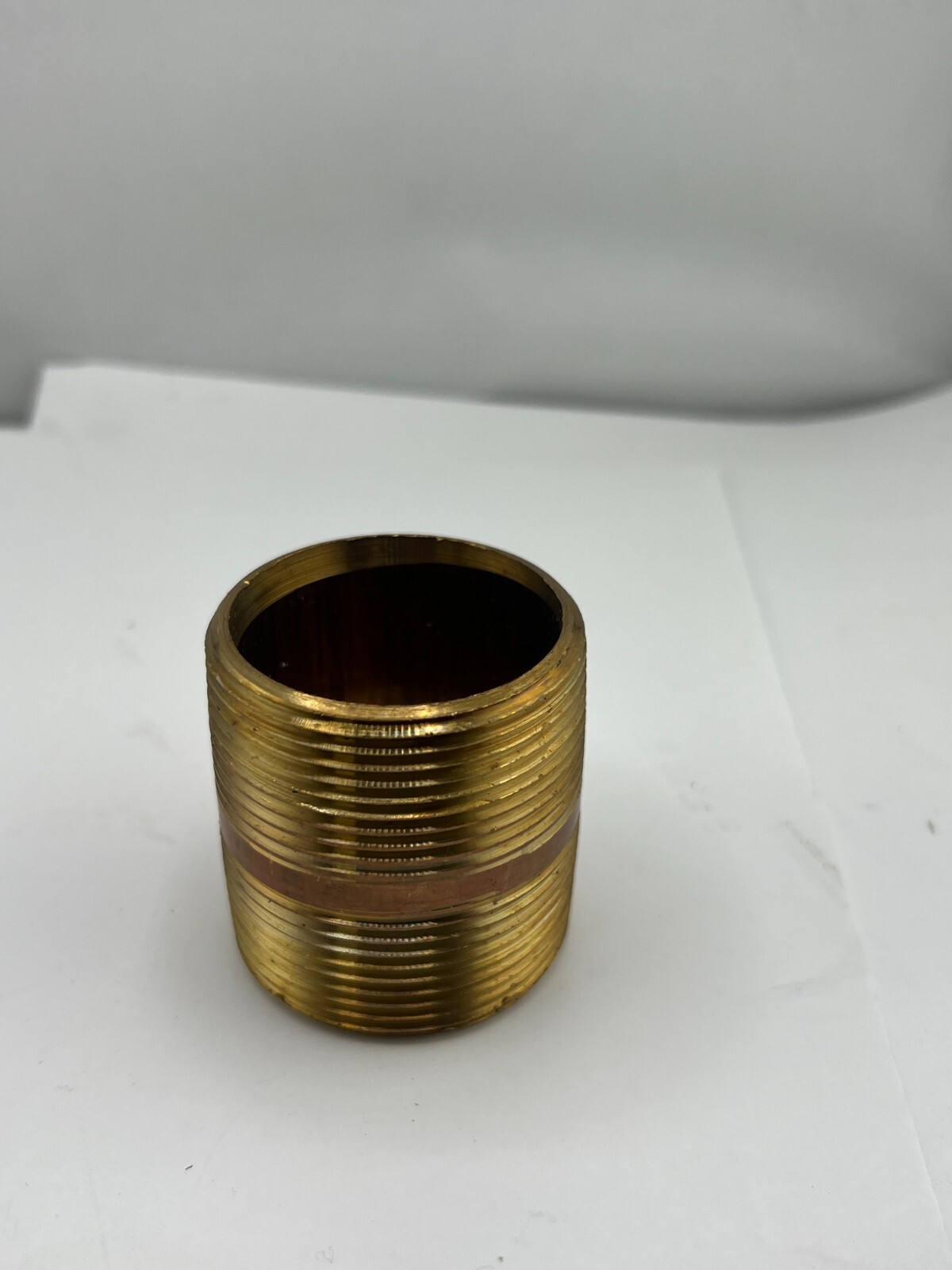GRAINGER APPROVED 467-020GR Nipple,Red Brass,1 1/2 x 2 In,Threaded 1VGZ1