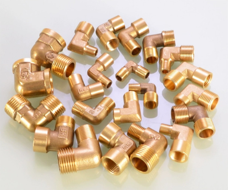 Brass BSP Male/Female Thread 90° Right Angle Elbow Coupler Fitting Adapter M-F