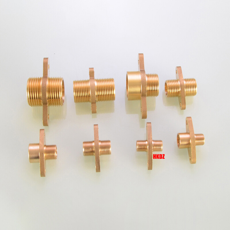 Brass Pipe Fittings BSP Female/Male Thread Flange Fixed Connector Water Adapter