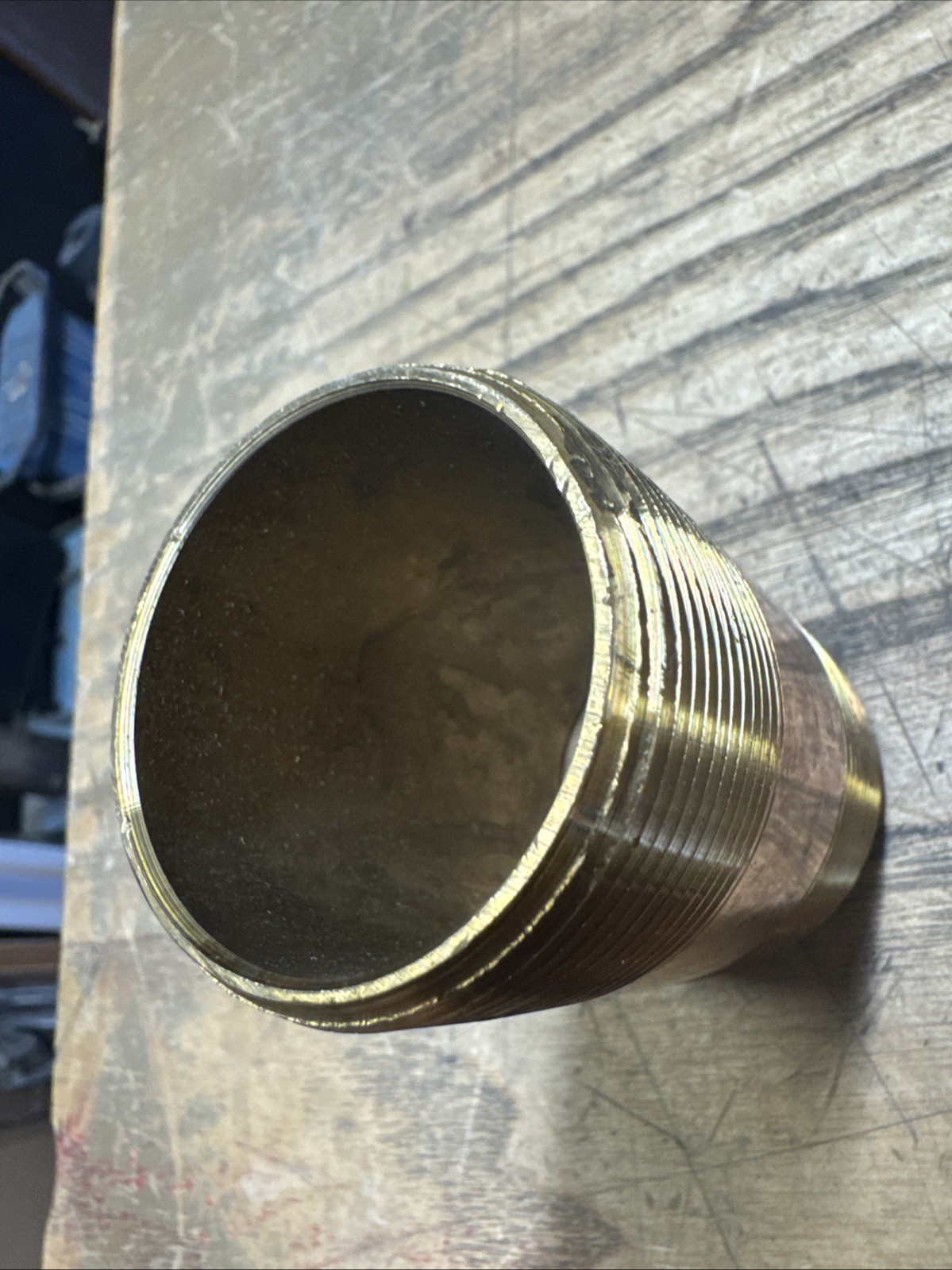 1-1/2″ Mnpt X 3″ Length TBE Brass Pipe Nipple 1J3979-D10