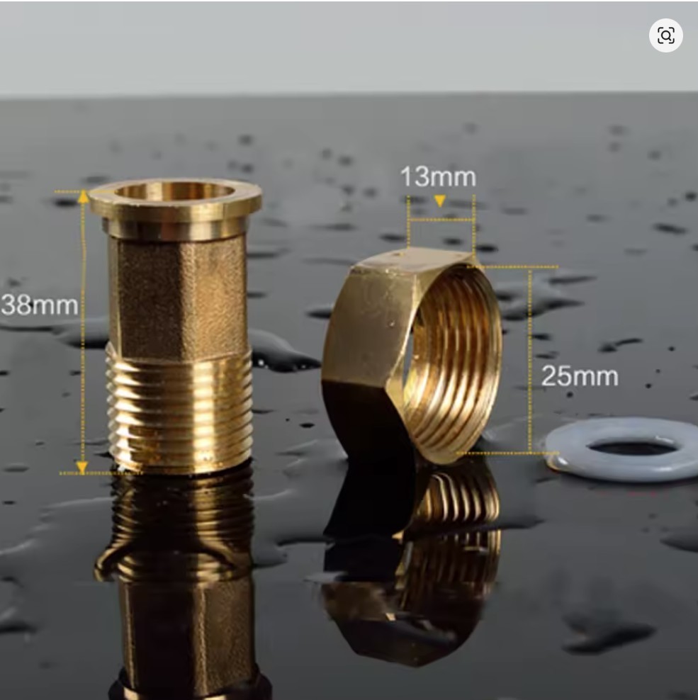 British DN20 3/4″ BSP Female Turn DN15 1/2″ BSP Male Thread Brass Hex Reducer