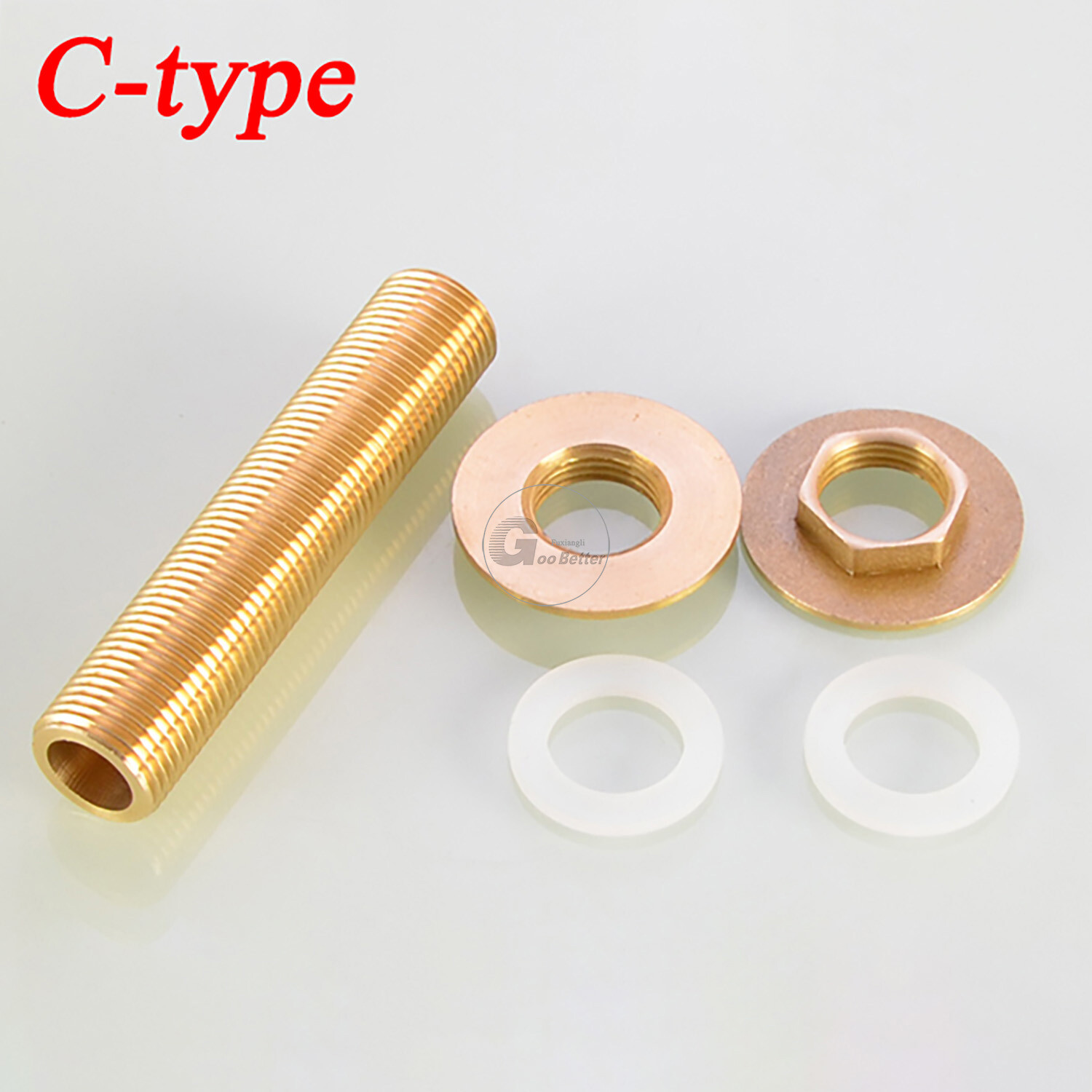 Brass BSPT 1/2″ Bulkhead Water Tank Fittings Water Tower Joint Connector