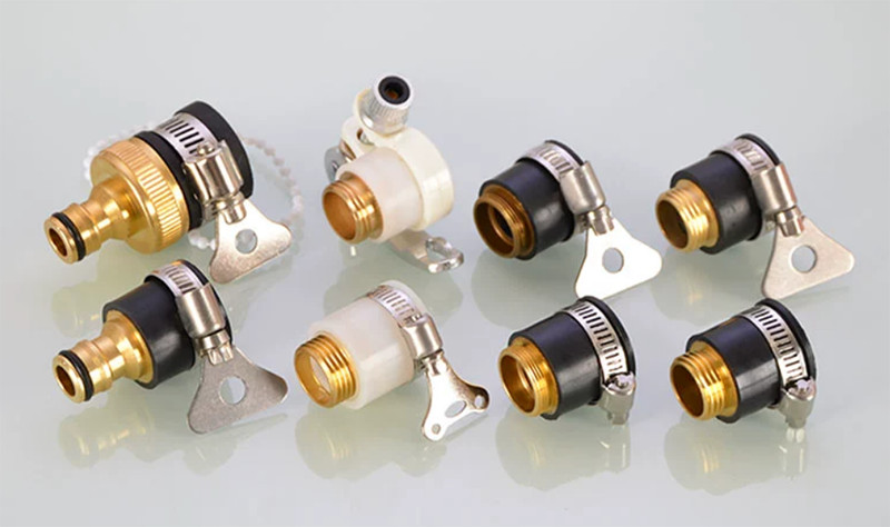 Quick Connect Easy Brass Fittings Spray Nozzle Tap Connector Garden Water Hose