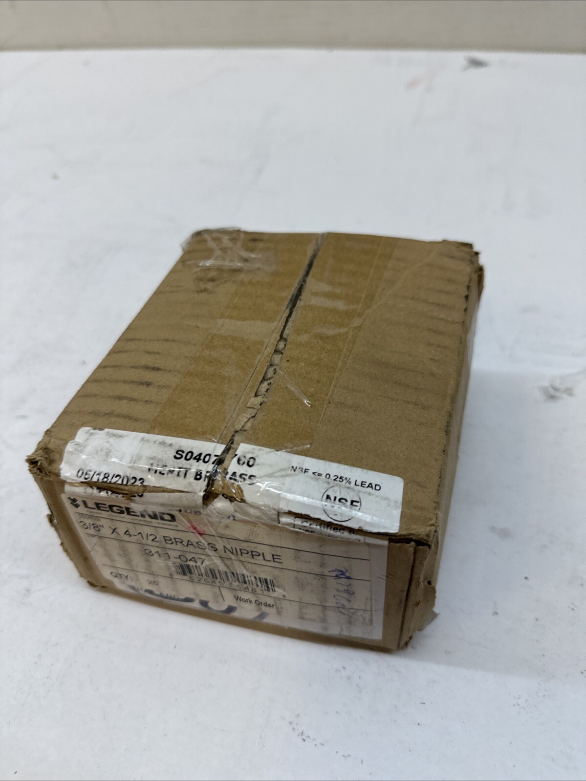 Legend Valve 3/8″ X 4-1/2 BRASS NIPPLE 311-047 25PCS