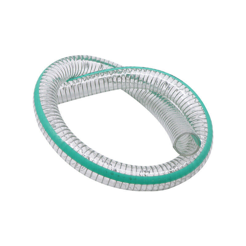 Heavy Duty Braided Wire Reinforced Clear Flexible PVC Hose Pipe – Water Air Fuel