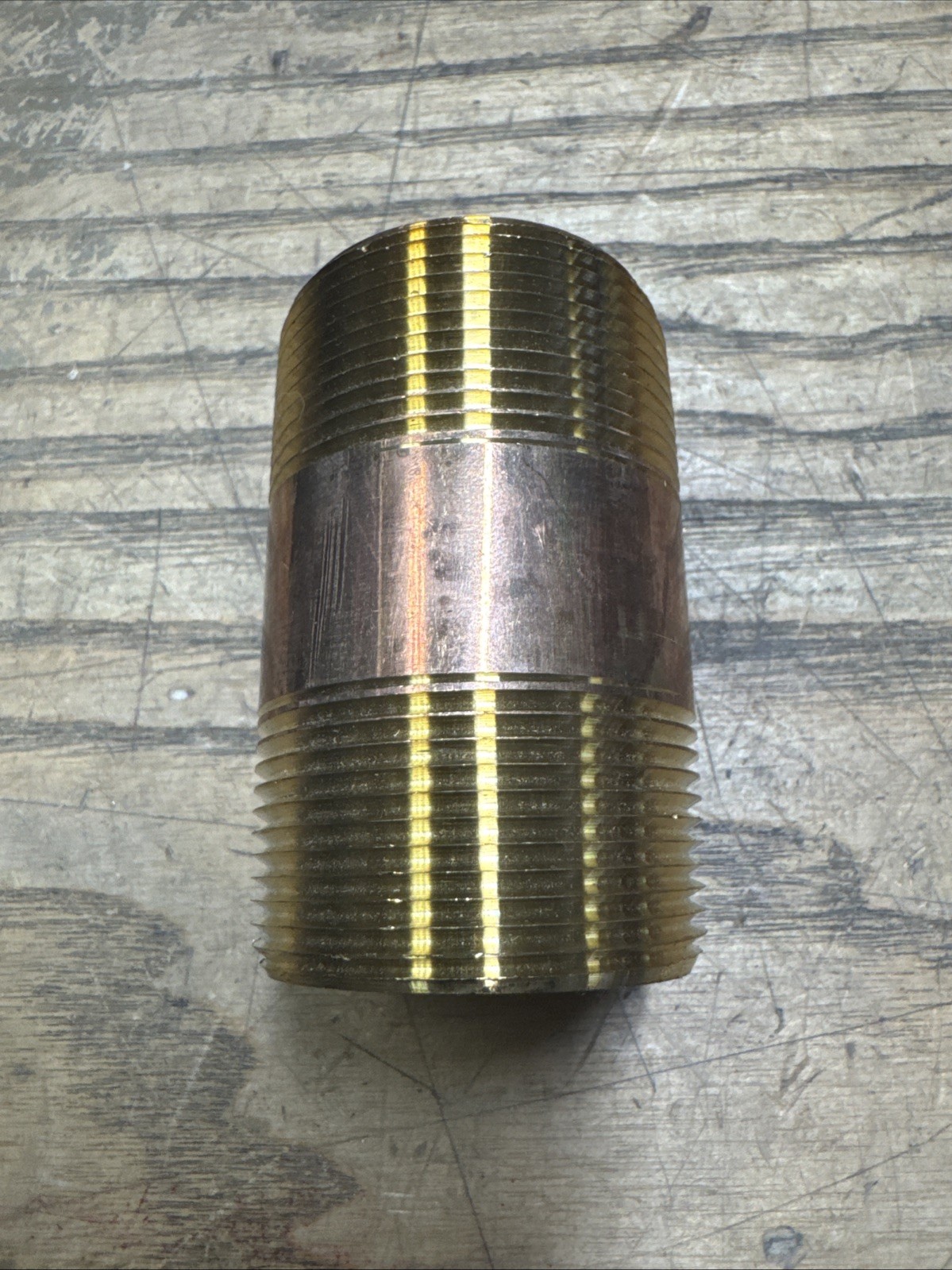 1-1/2″ Mnpt X 3″ Length TBE Brass Pipe Nipple 1J3979-D10