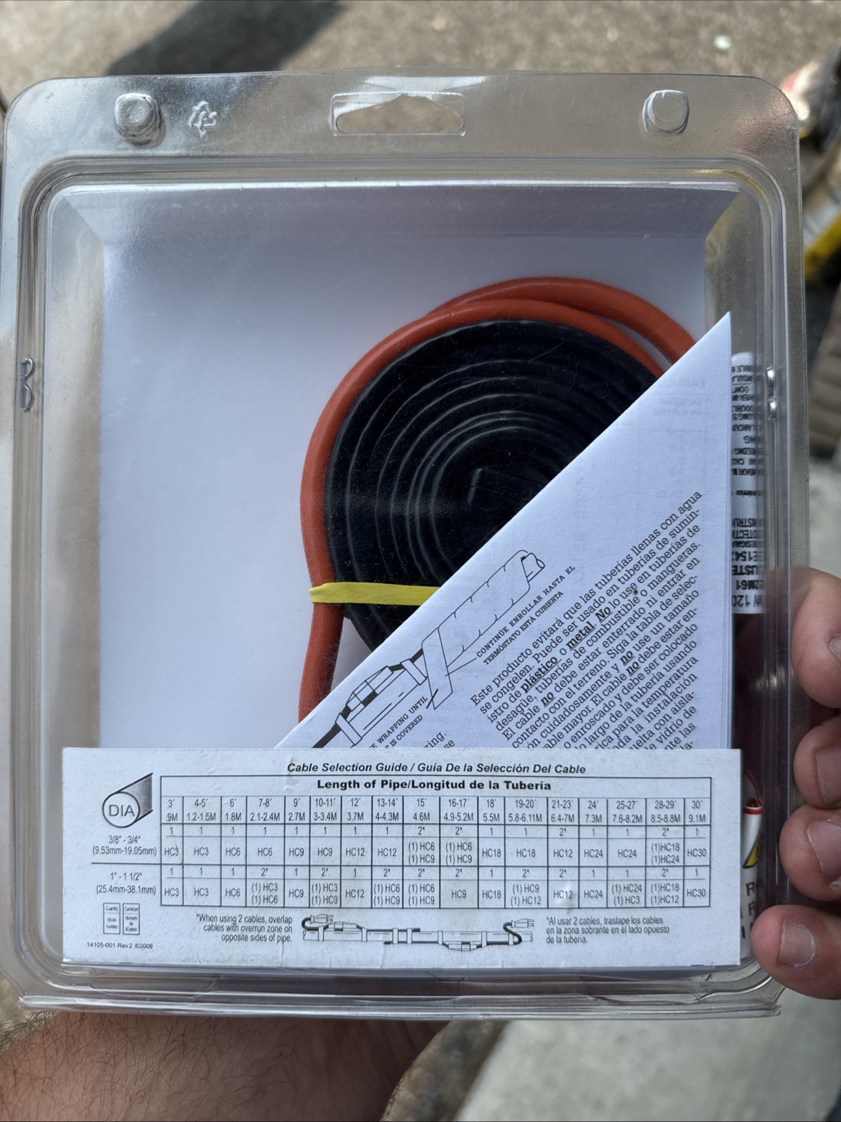 Frost King 6ft Electric Water Pipe Heat Cable