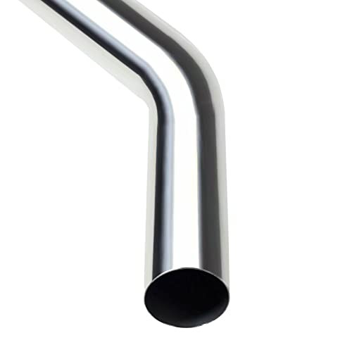 2.5″ OD Stainless Steel Pipe Mandrel Bend 2FT Length, T304 Stainless 45 Degree