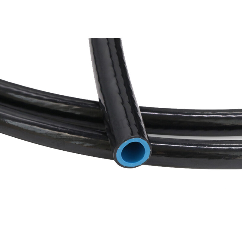 ID 6-16mm Double-layer TPU Oil Pipeline Diesel Fuel Hose Tube Tubing Black/Blue