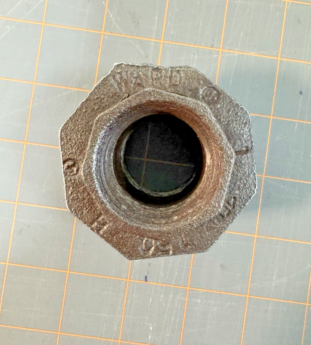 1″ Black Iron Pipe Union Female NPT Class 150 – WARD Made in USA