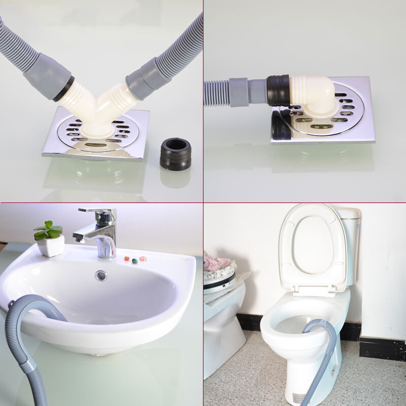 Washing Machine Drain Hose Extension Pipe Sewer Outlet Tube 1.5/2/3/4 Metre
