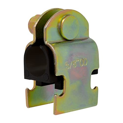 Rubber Cushion Strut Clamp for Mounting Copper Piping, PEX 1/2″ NOM (5/8″ OD)