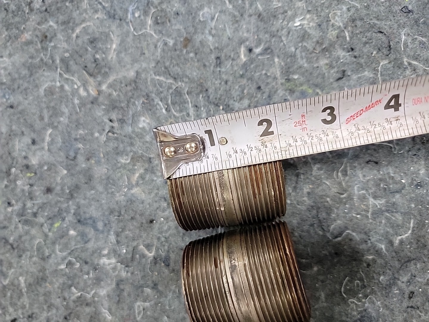 WARD 1-1/2″ X 2″ Black Pipe Nipple Sch 40 Lot Of 3