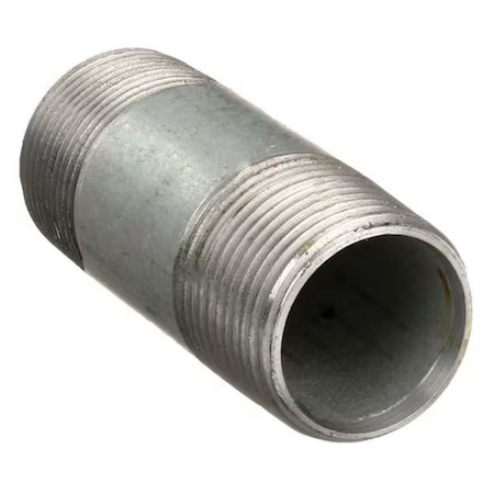 2-1/2″ Mnpt X 5″ Tbe Galvanized Steel Pipe Nipple Sch 40, 569-050