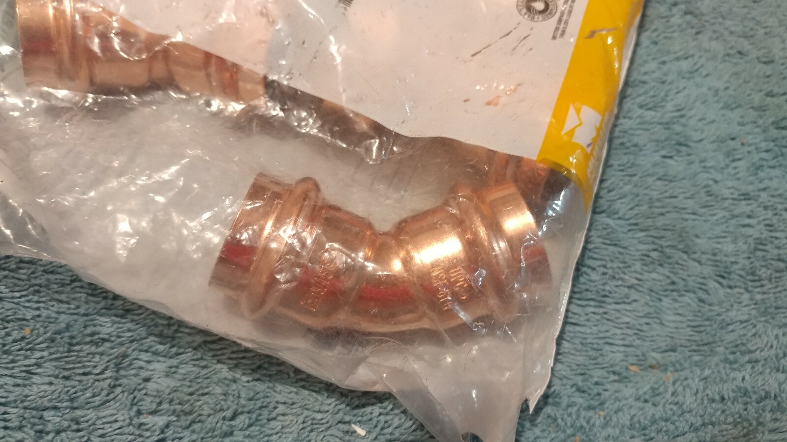 PRS Mueller Streamline PF 03034 Press 45 Deg Elbow, Copper, 3/4″ x 3/4″ Qty 10