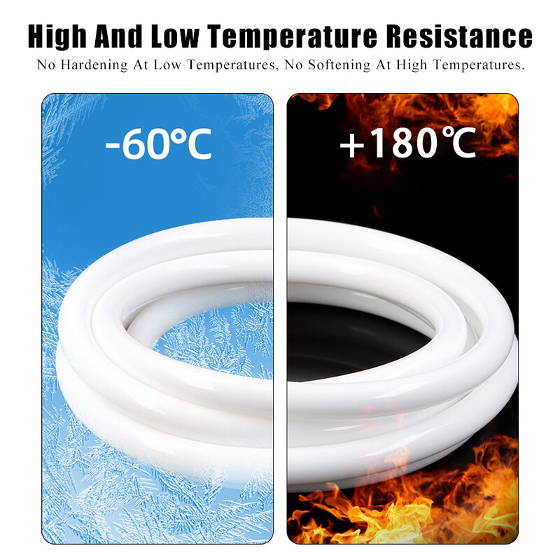 White Silicone Tube Food Grade Beer Milk Flexible Hose Pipe Soft Rubber 1mm-25mm