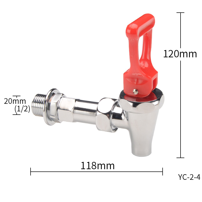 Stainless Steel Tap Assembly Hot Water Boiler Faucet High Temperature Resistant