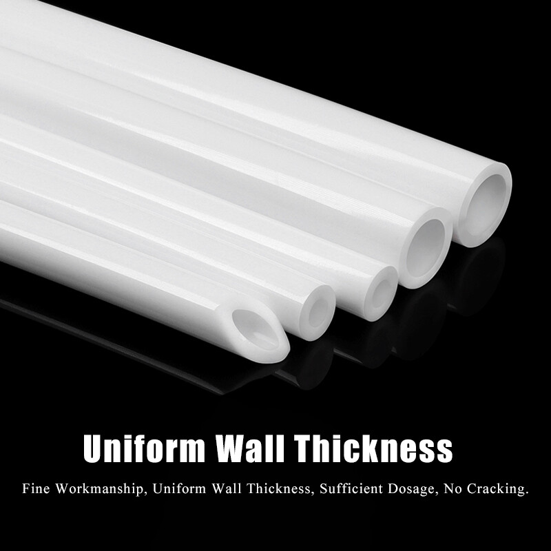 White Silicone Tube Food Grade Beer Milk Flexible Hose Pipe Soft Rubber 1mm-25mm
