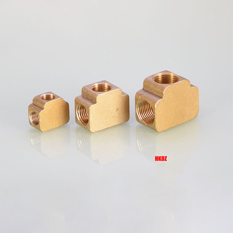1/8″ 1/4″ 3/8″ BSP Female Brass Pipe Fitting Tee 3 Way/Cross 4 Way Gas Connector