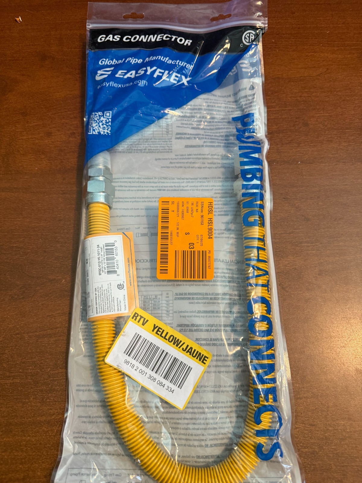 Easyflex USA EFGC-012-YE-1011-24