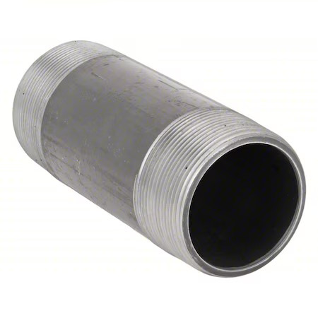 Zoro Select 91112 Pipenipple, Steel, 3″, Nptxnpt, 8″, 91112