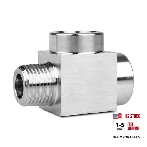 1 piece 3/8 npt tee, npt 3/8 tee Female to NPT3/8