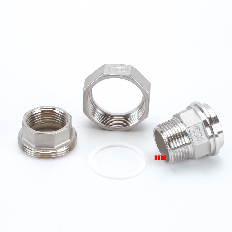 BSP Male/Female Stainless Steel 304 Reducing Adaptors Straight Nipples Fittings