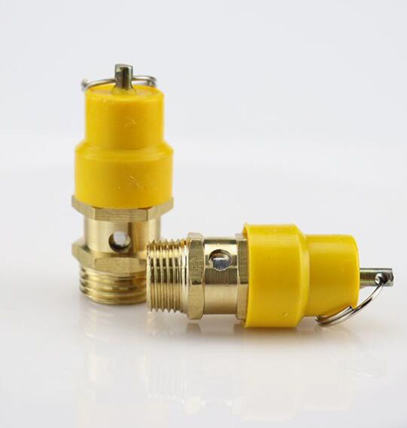 8KG Air Compressor Pressure Relief Brass Safety Exhaust Valve 1/2″ 1/4″ 1/8″ 3/8