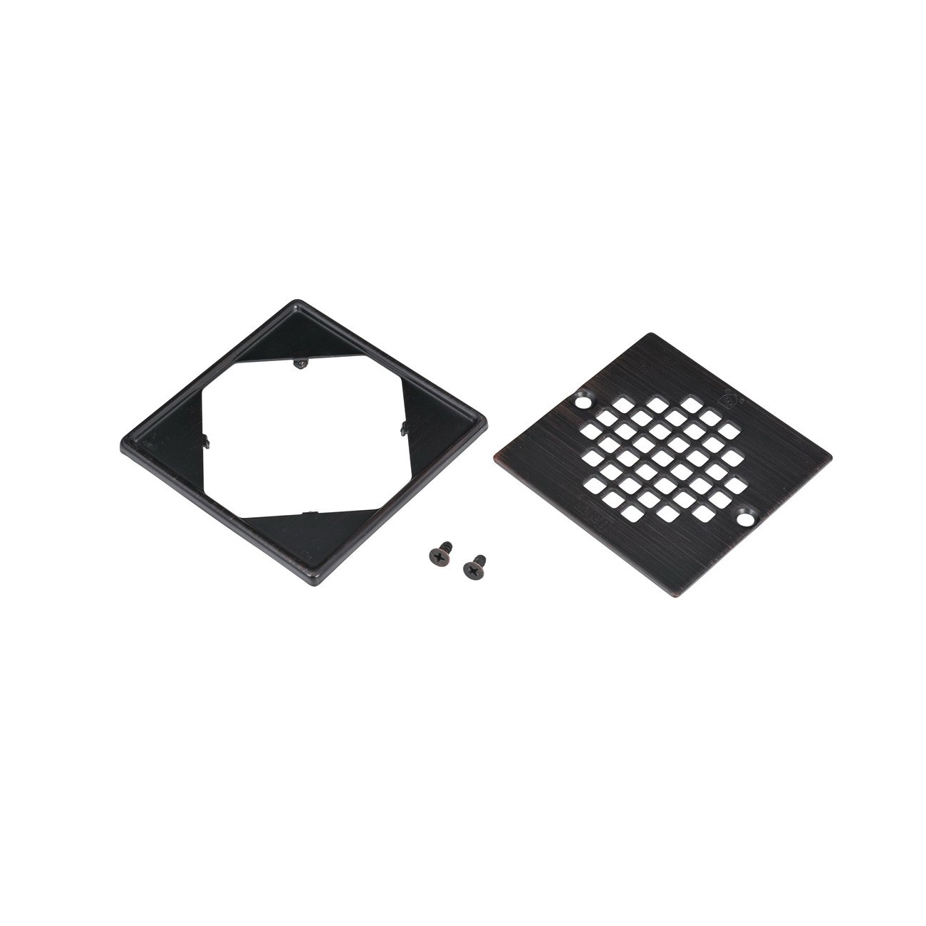 Oatey 42332 4.26″ Square Screw-In Strainer With Ring, PVC, Drain Accessory