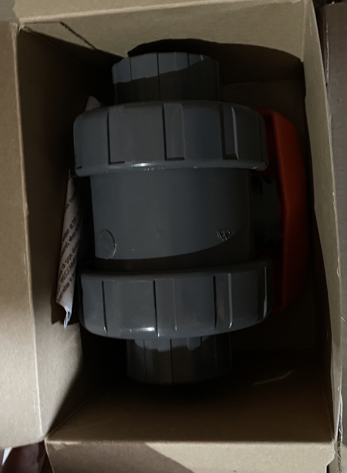 Lot of 5 1-1/4″ HAYWARD TB1125STE PVC TRUE UNION BALL VALVE SOC/THD EPDM SEATS