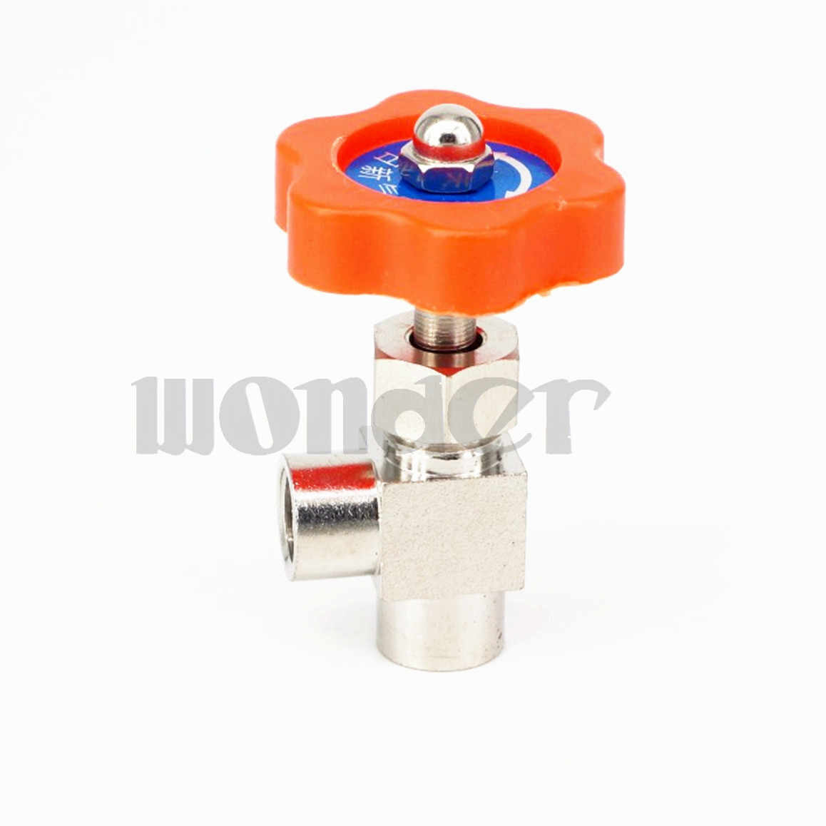 1/8″ BSP Female Elbow Nickel-Plated Brass Needle Valve 0.8 Mpa