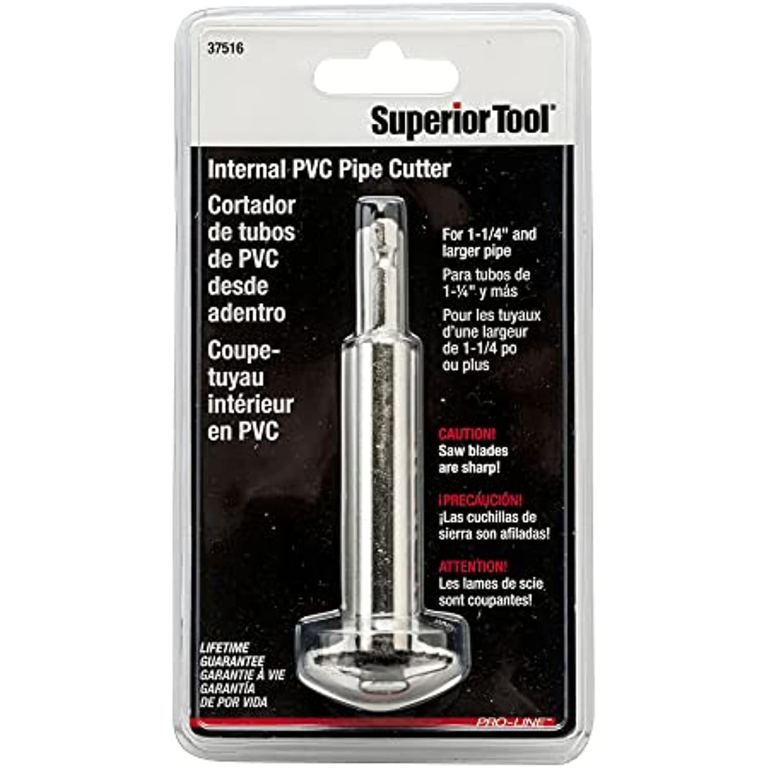 Superior Tool 37516 1-1/4″ Internal PVC Pipe Cutter-One and a Quarter Inch Pipe