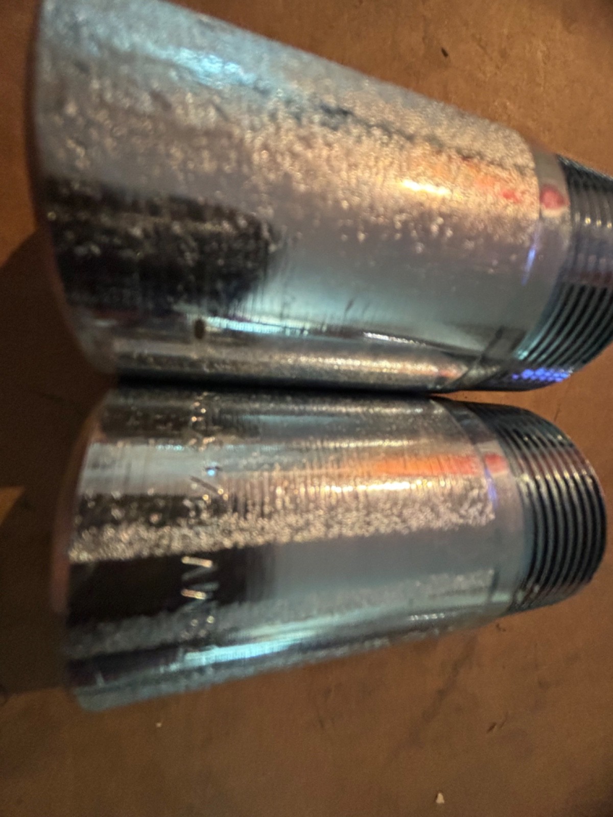 Set of 2 pcs 11/4” Plug Rounds Head Steel NPT WPB sp-95 USA made capitol mfg.