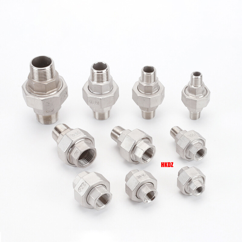 BSP Male/Female Stainless Steel 304 Reducing Adaptors Straight Nipples Fittings
