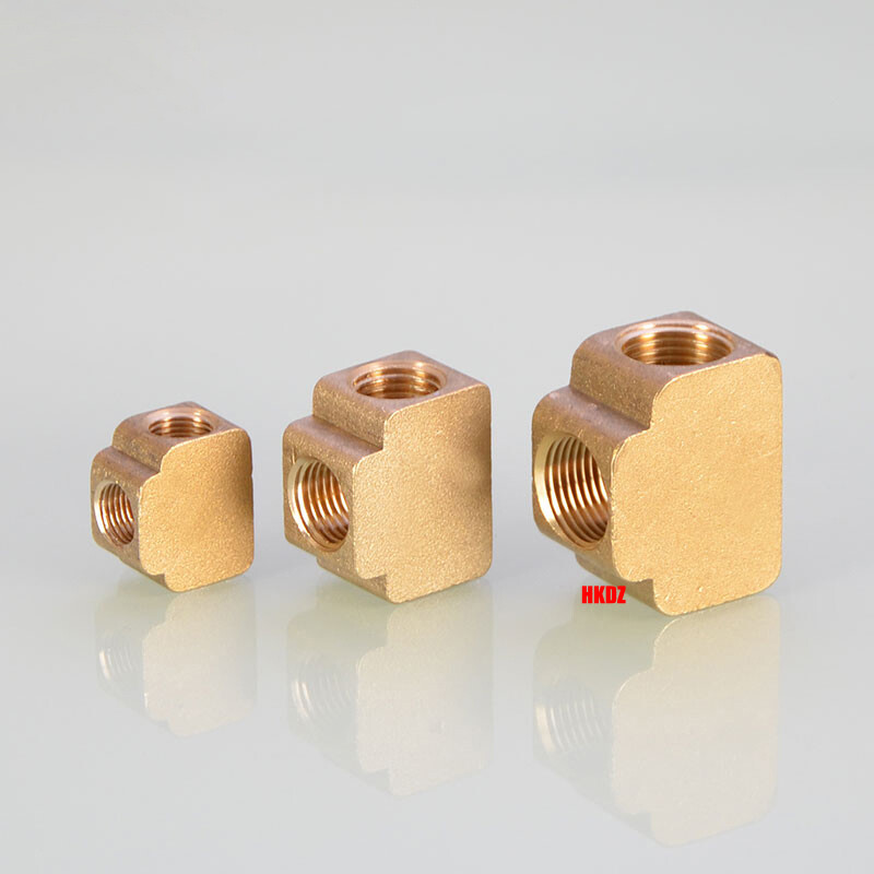 1/8″ 1/4″ 3/8″ BSP Female Brass Pipe Fitting Tee 3 Way/Cross 4 Way Gas Connector