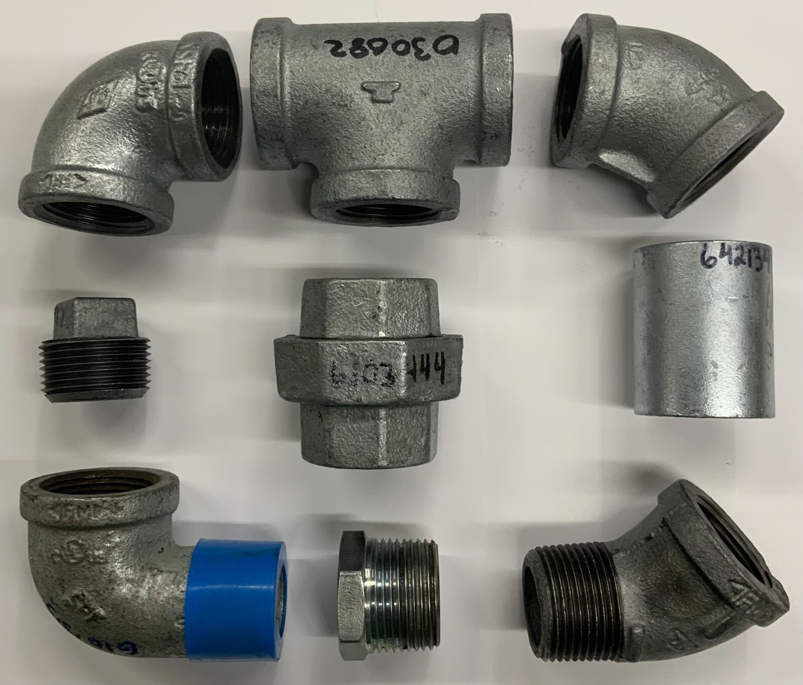 1” Assorted 150lb Malleable Galvanized Pipe Fittings