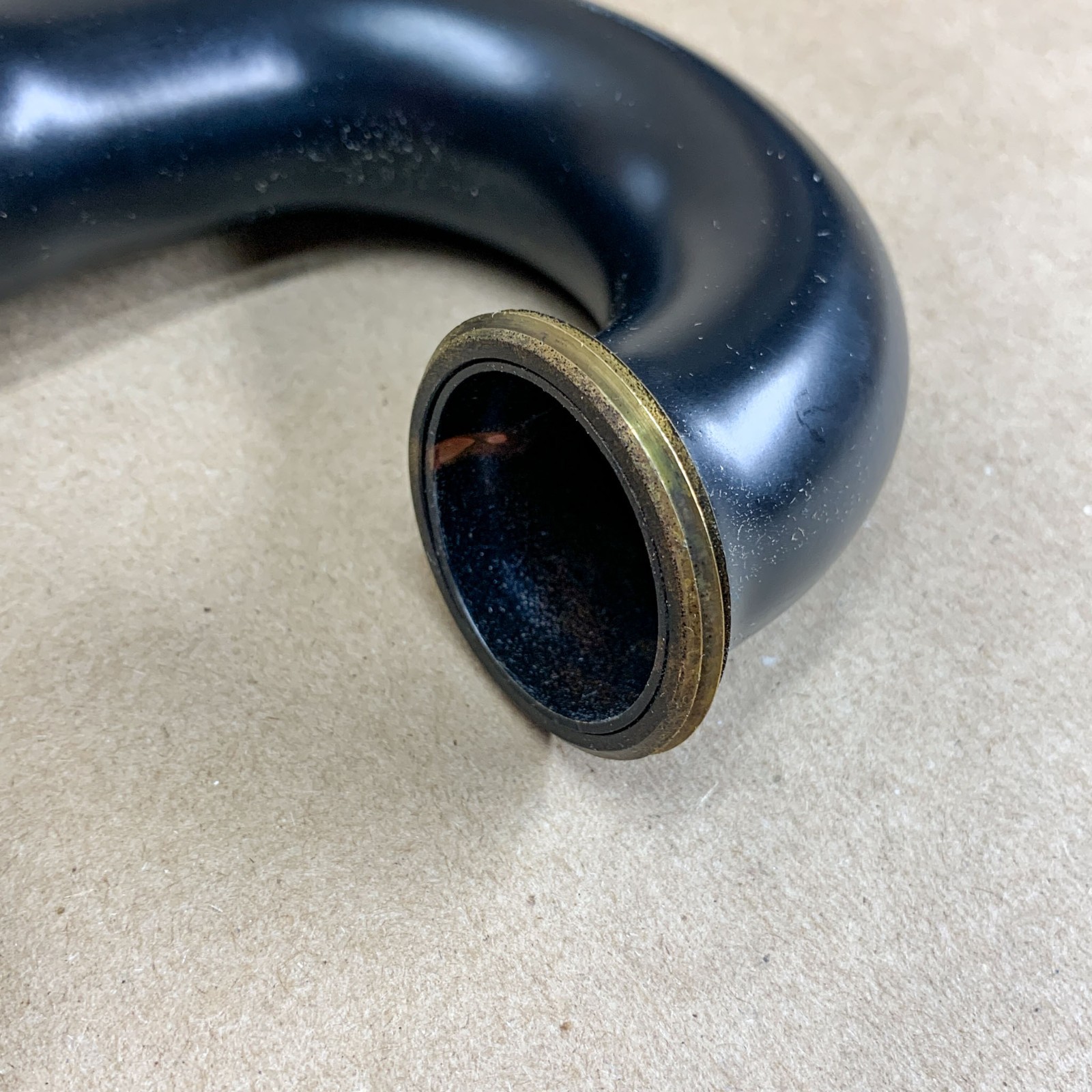 Signature Hardware SH362MB 1-1/4 in Brass P-Trap Matte Black MISSING PART